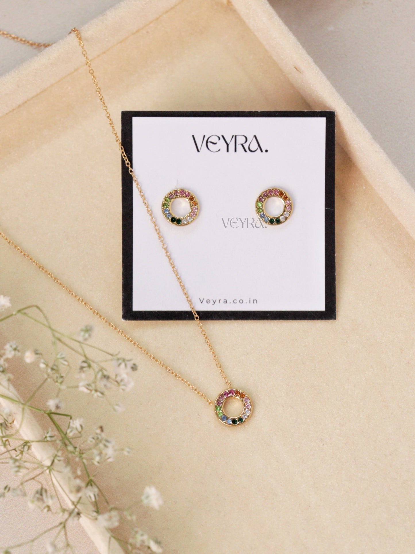 RAINBOW NECKLACE SET