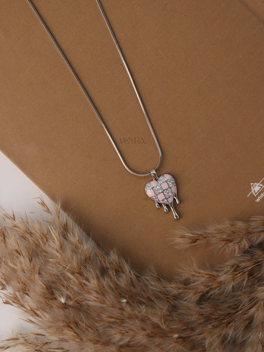 DROP HEART NECKLACE