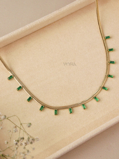 EMERALD NECKLACE SET