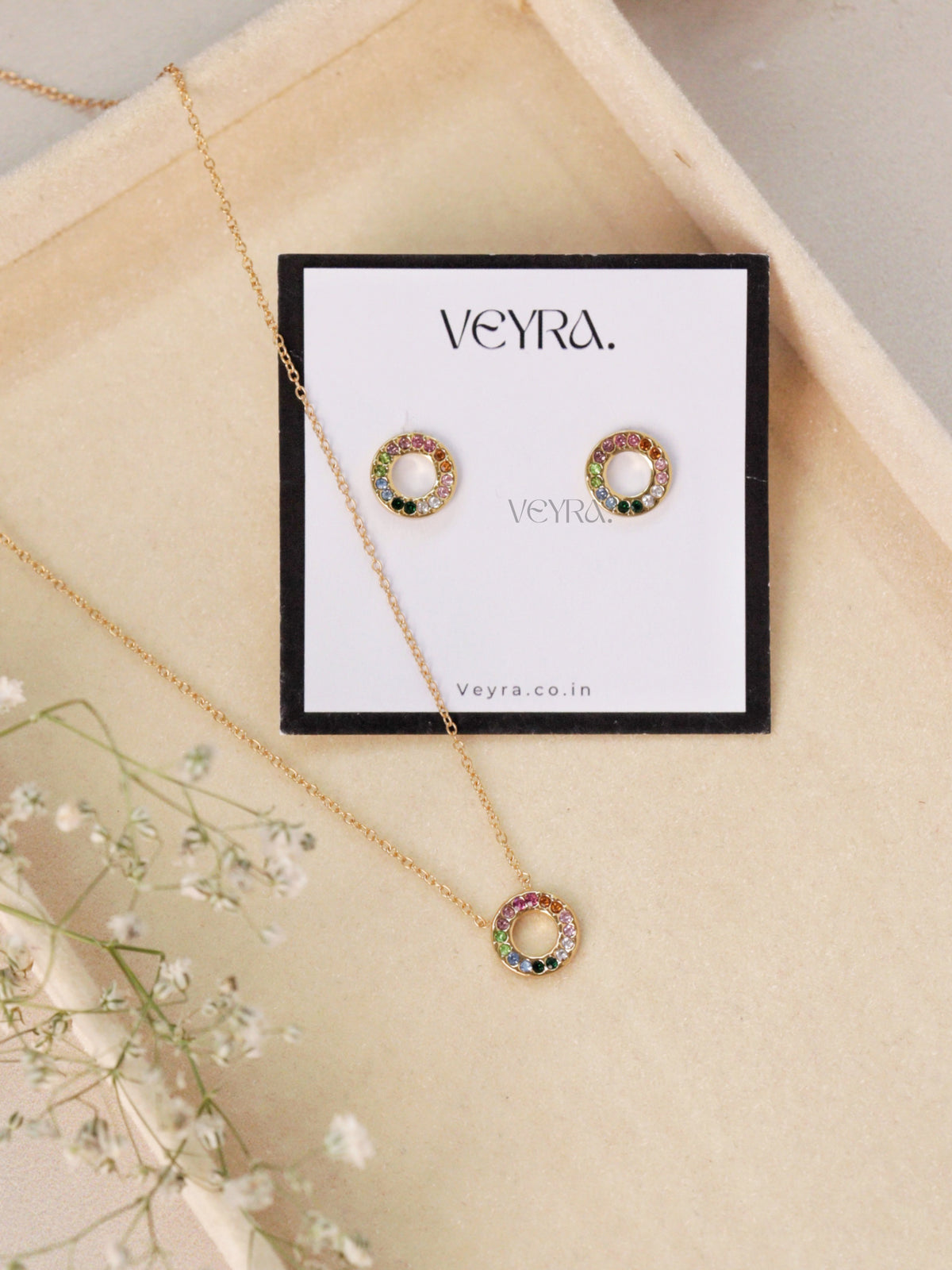 RAINBOW NECKLACE SET
