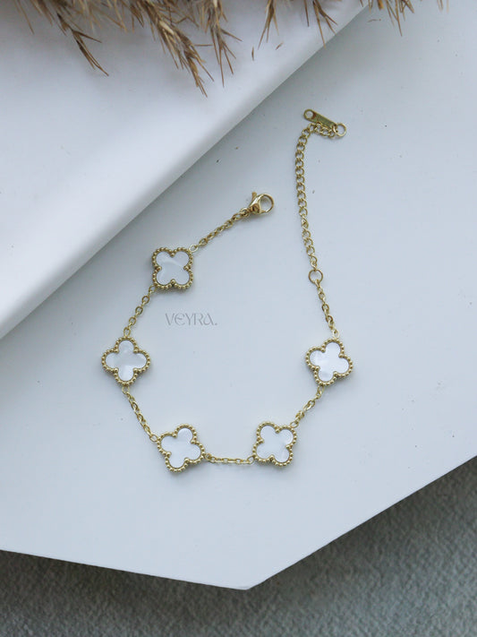 REVERSIBLE CLOVER BRACELET